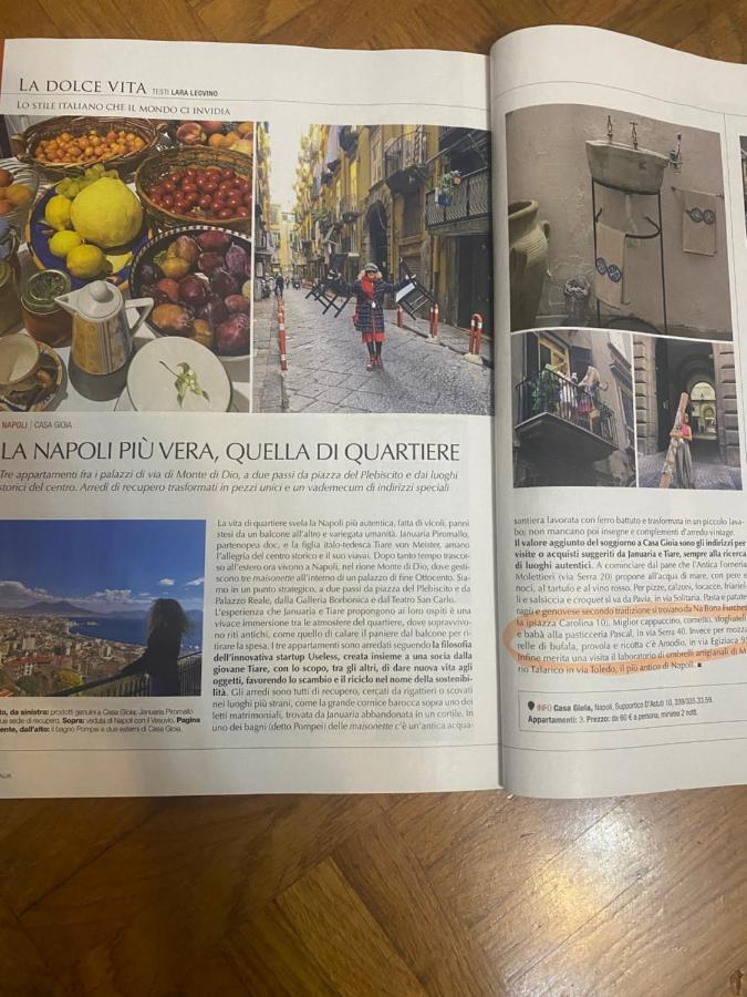 Casa Gioia, Tra Palazzo Reale,Lungomare E Monte Echia Apartment Napoli Bagian luar foto